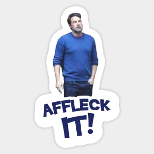 Ben Affleck Smoking Meme text Sticker